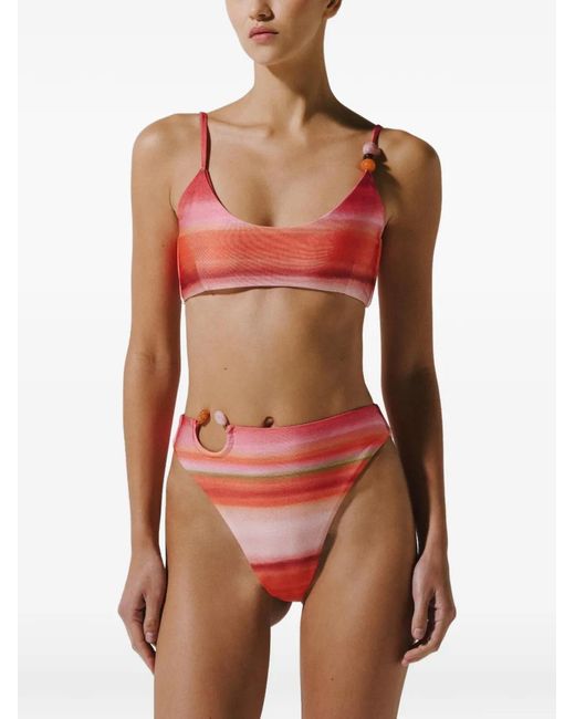 Baobab Red Itala Bikini Top