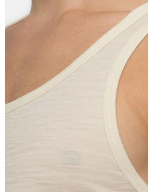 DSquared² Trägershirt Mit Logo-Patch in Natural für Herren
