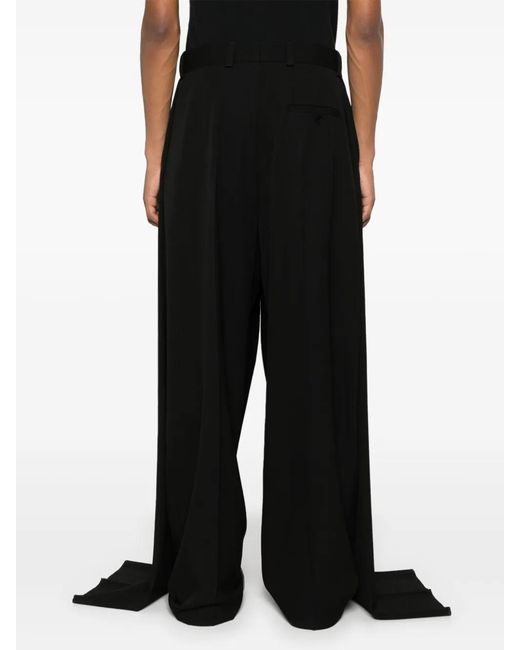 Balenciaga Black Wool Tailored Trousers
