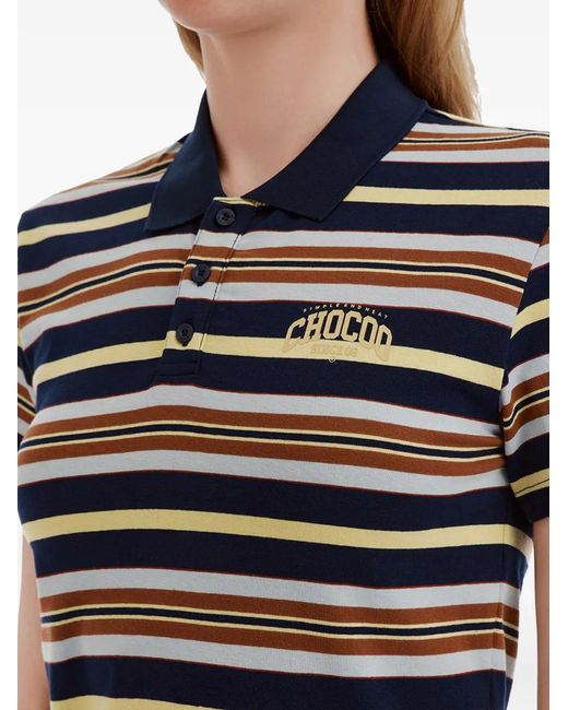 Chocoolate Black Polo À Rayures