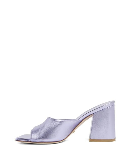Stuart Weitzman Metallic 85Mm Tia Mules