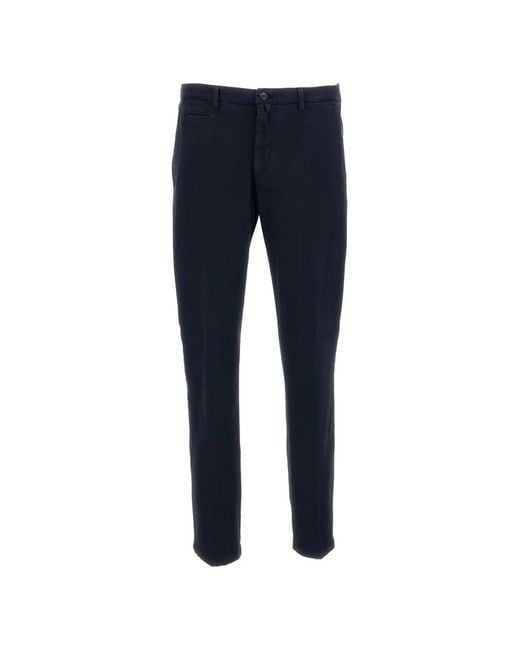 Briglia 1949 Blue Straight-Leg Trousers for men