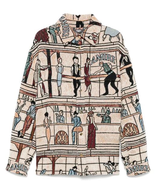 Amiri Natural Tapestry Overshirt for men