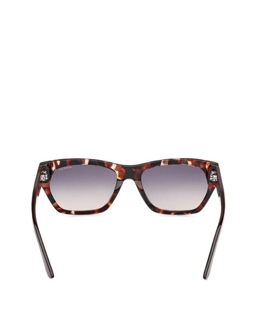 GUESS EYEWEAR Brown Lunettes De Soleil À Monture Géométrique