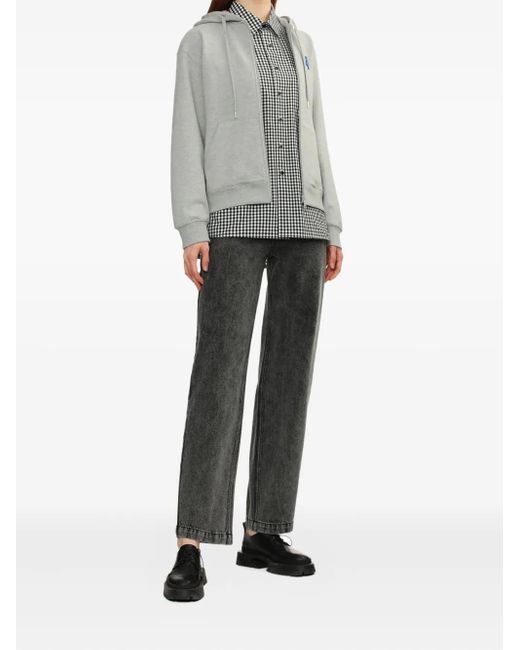 Adererror Gray Trs Tag Acid-Wash Jeans