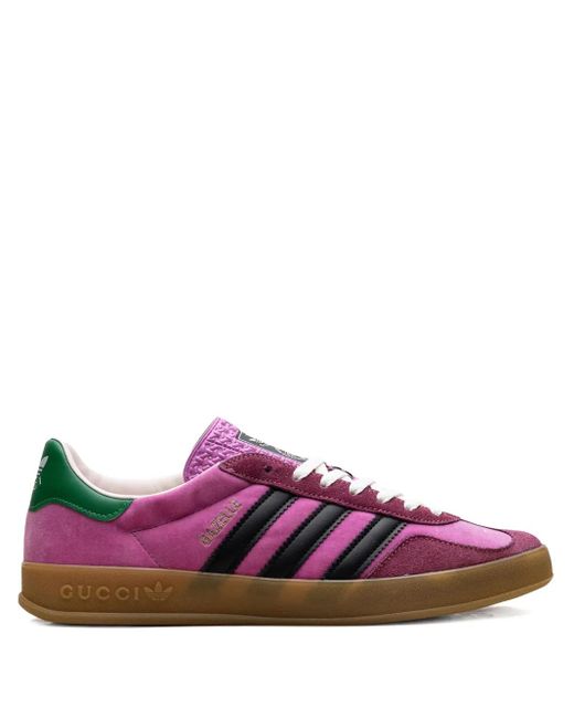 adidas gazelle silver green womens Adidas x Gucci Gazelle Sneakers – Multicolor