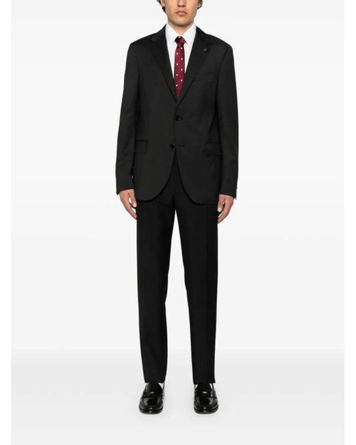Lardini Black Single-Breasted Blazer for men