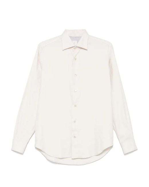 Eleventy Button-Down Overhemd in het White voor heren