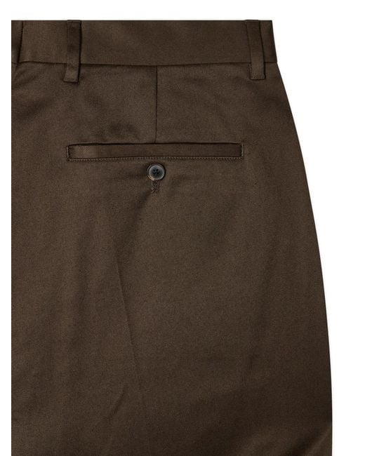 Paul Smith Brown Pantalon Fuselé À Taille Ceinturée for men