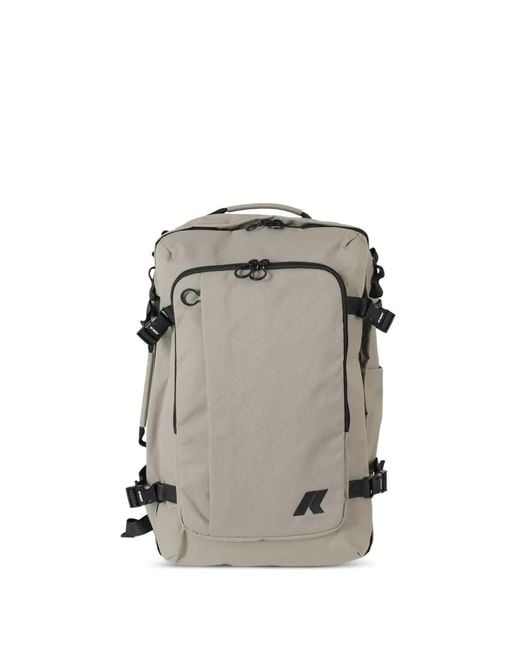 K-Way Gray Salome Backpack for men