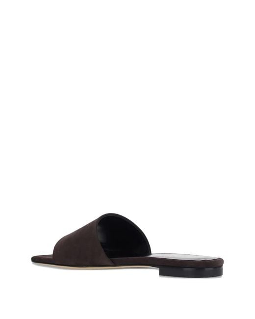Semicouture White Squared-Toe Sandals