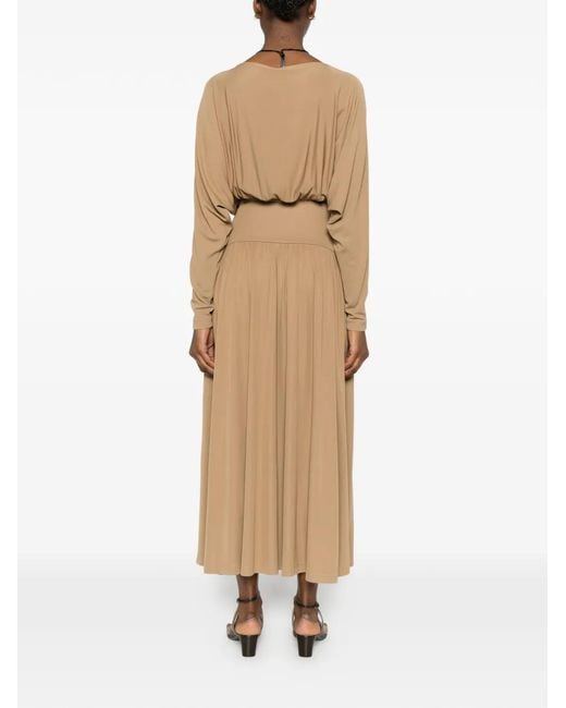 Totême  Natural Kleid Mit U-Boot-Ausschnitt