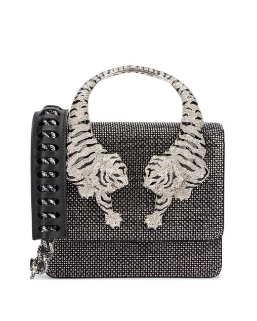 Roberto Cavalli Roar Mini-Tas in het Black