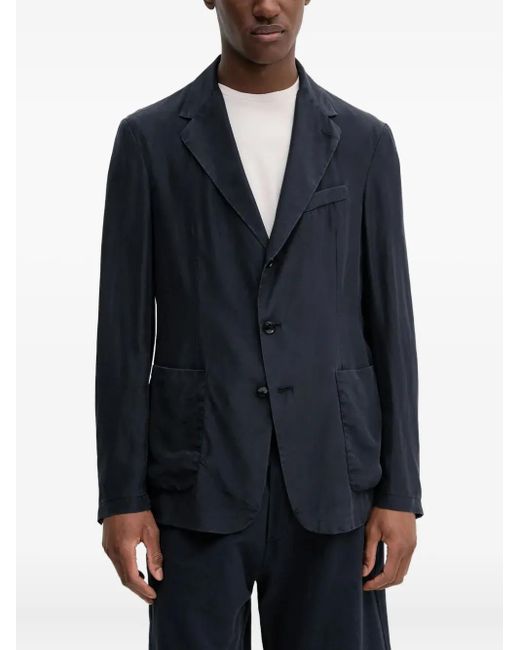Barena Zijden Blazer in het Blue voor heren