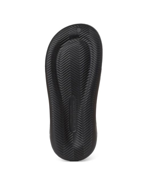 Karl Lagerfeld Black Skoona Ii Flip Flops