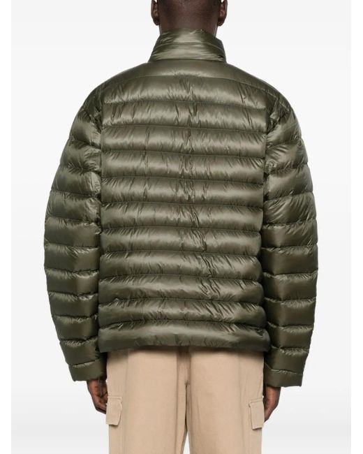 Jil Sander Green Quilted Puffer Jacket for men