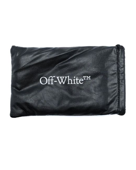 Off-White c/o Virgil Abloh Blue Napoli Round-Frame Sunglasses