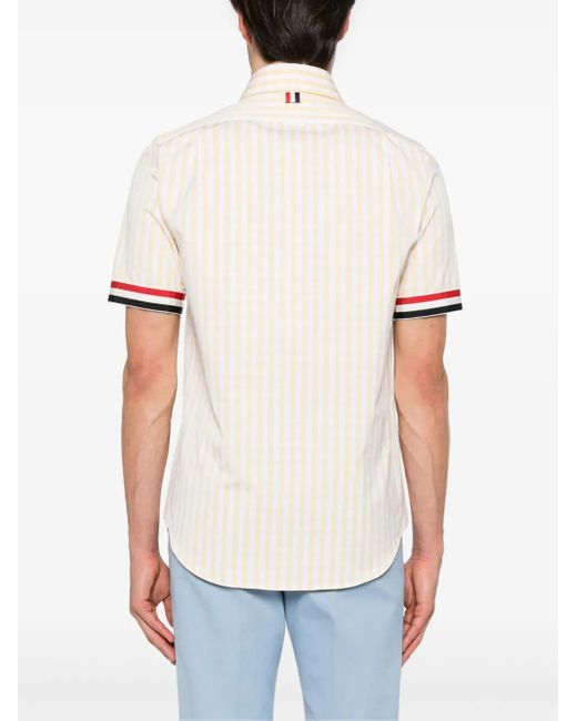 Camisa a cuadros Thom Browne de hombre de color Natural