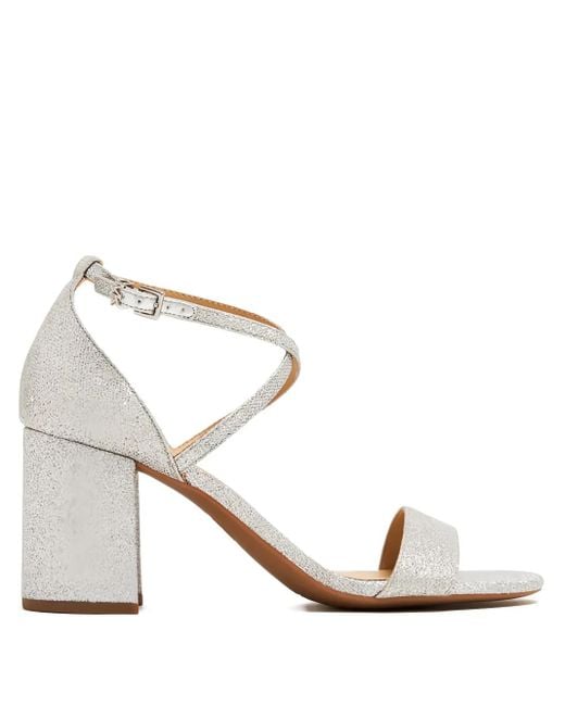 Michael Kors Natural 80Mm Block-Heel Sandals