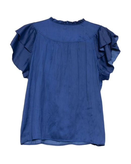 Rails Blue Calista Top
