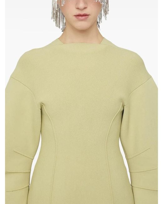 Jil Sander Natural Piped Pullover