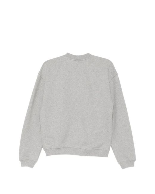 Low Classic Gray Button-Up Sweatshirt