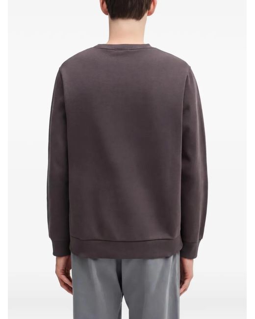 Gramicci Gray One Point Crew-Neck Sweatshirt for men