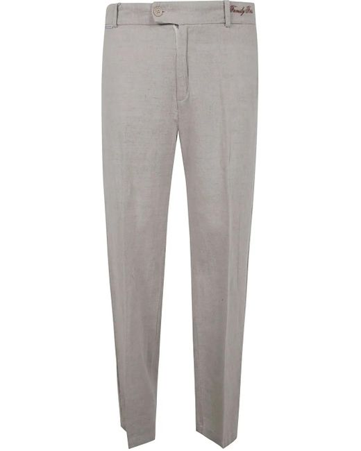 Pantalon À Logo Brodé FAMILY FIRST pour homme en coloris Gray