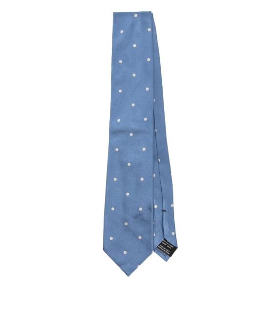 Cravatta A Pois di Tom Ford in Blue da Uomo