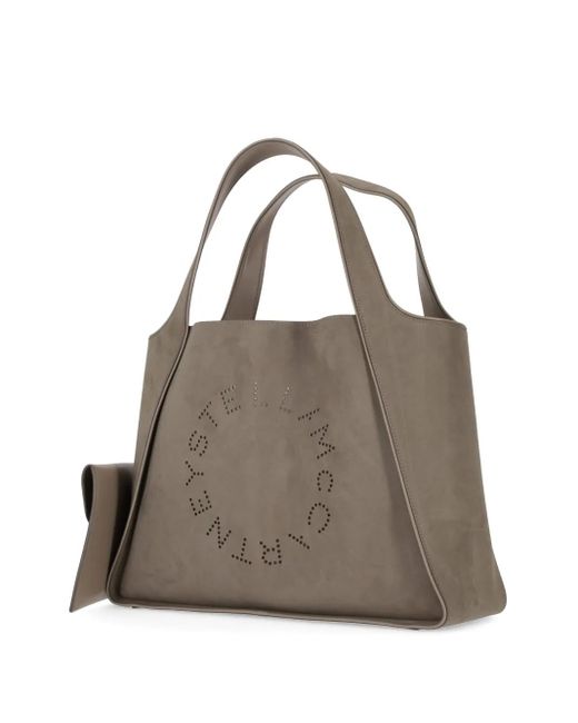 Stella McCartney Brown Logo Tote Bag
