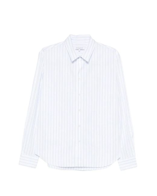 Maison Kitsuné White Striped Shirt for men