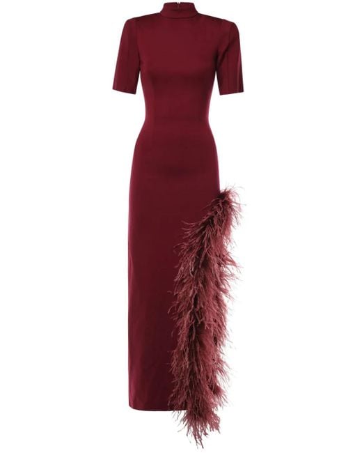 The Archivia Red Soul Ruby Maxikleid