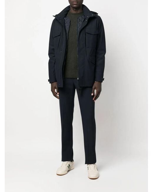 Aspesi Green Crew Neck Wool Jumper for men