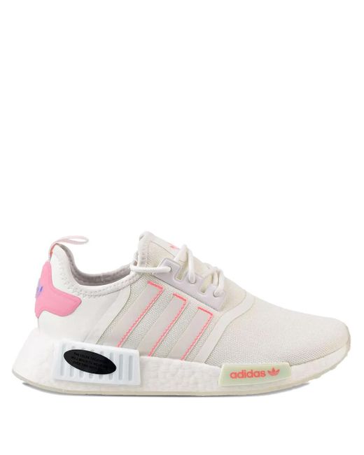Adidas White Nmd R1 Sneakers