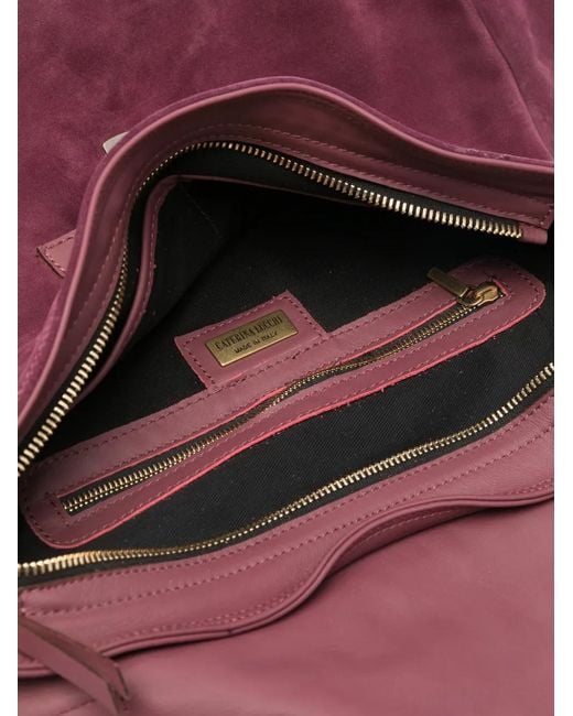 Borsa Tote Maria Grande di Caterina Lucchi in Purple