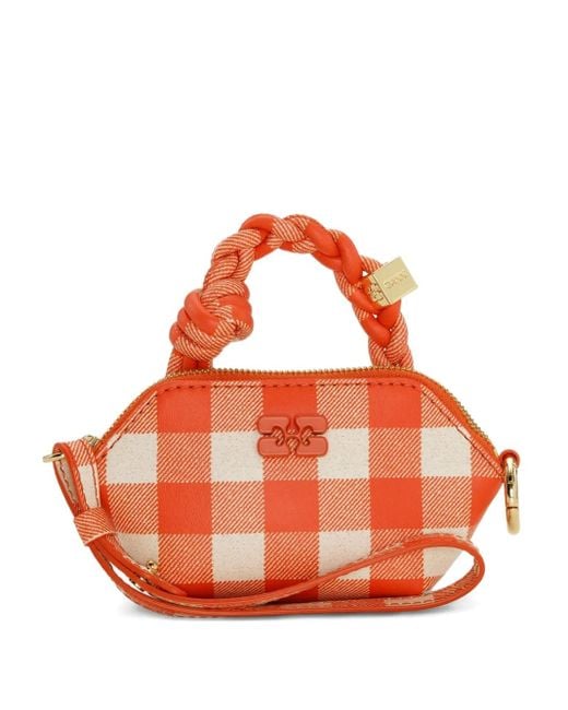 ハンドバッグ GANNI Bou Bag Nano Silver Silver Metallic Nano GANNI Bou Bag | GANNI US