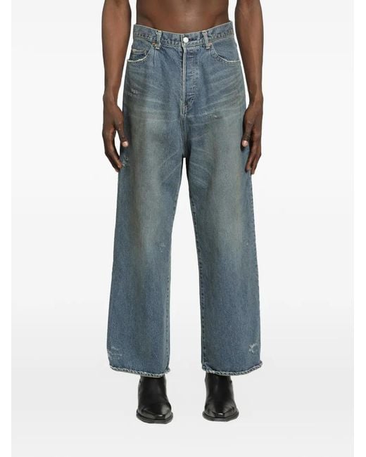 Jean Ample À Effet Usé stein pour homme en coloris Blue