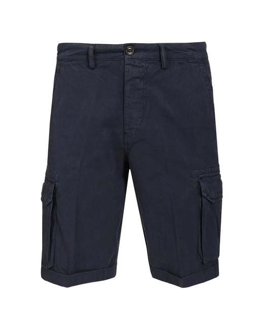 Al Duca D'aosta Blue Short À Poches Cargo for men