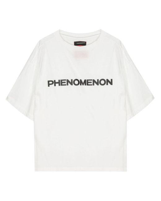 Fumito Ganryu White X Phenomenon Logo-print Cotton T-shirt for men
