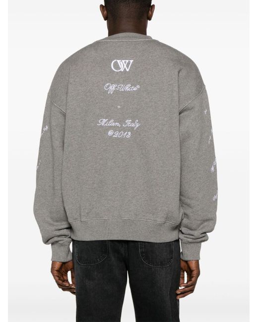 Off-White c/o Virgil Abloh 23 Skate Sweatshirt in Gray für Herren