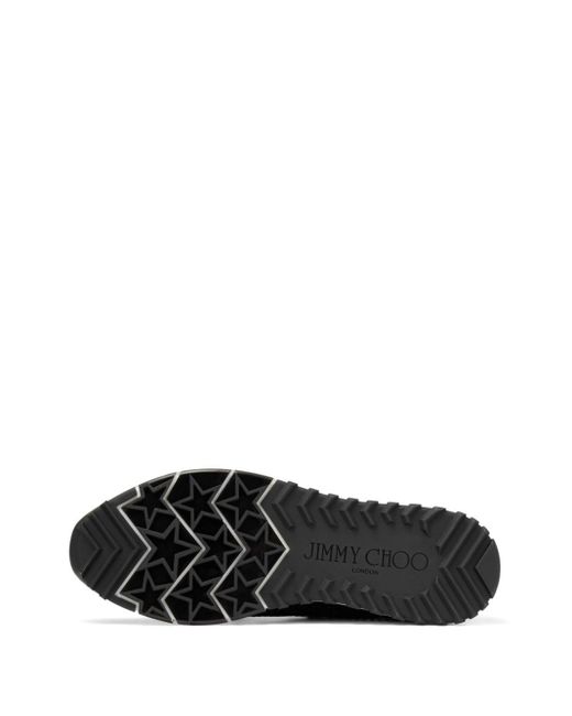 Sneakers Veles con decorazione di perle di Jimmy Choo in Black