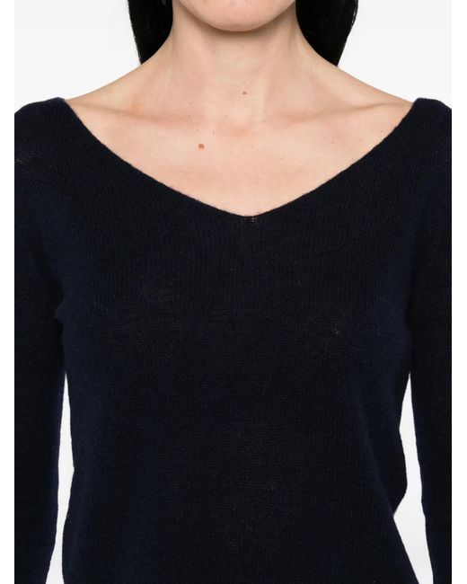 Be You Black V-Neck Sweater