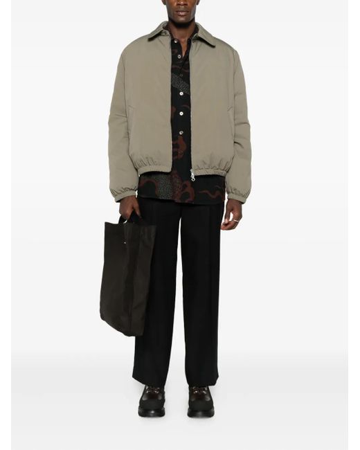 Our Legacy Natural Zip-Up Padded Jacket for men