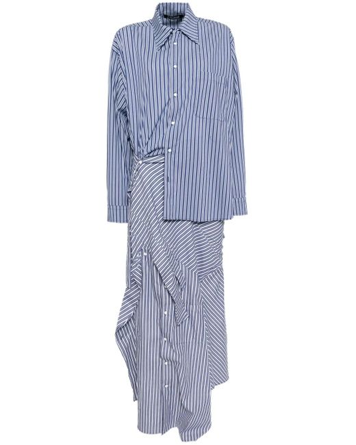 OTTOLINGER デコンストラクテッド シャツドレス Blue