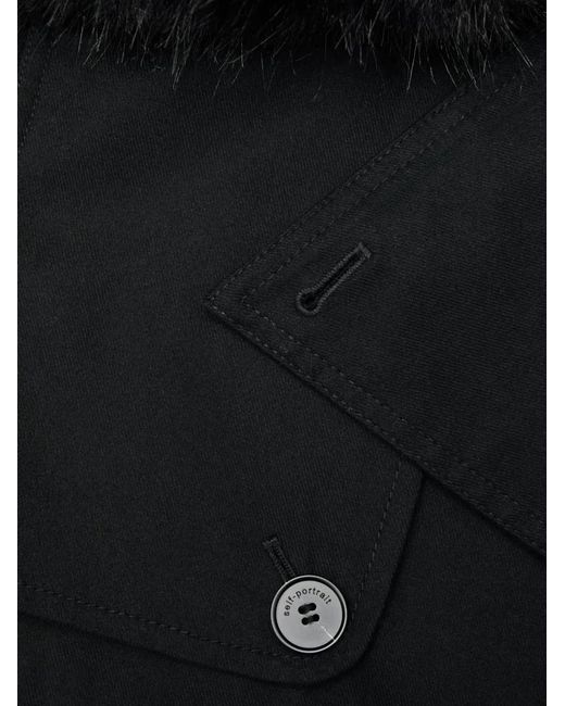 Self-Portrait Black Belted Trench Coat