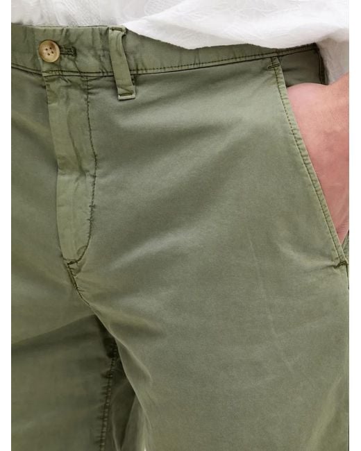 Gant Green Chino Belt-Loops Shorts for men
