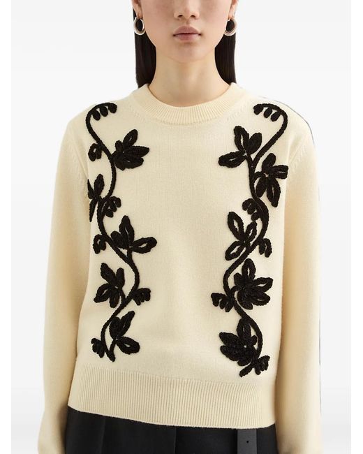 Jil Sander White Sweater Clothing