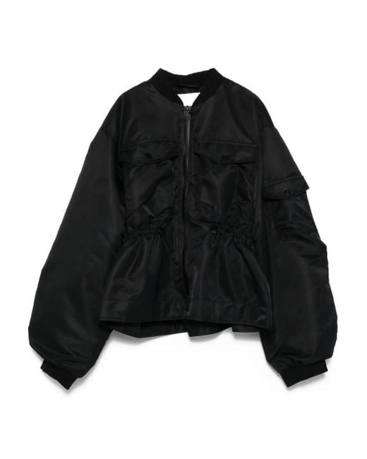 CECILIE BAHNSEN Birdie ボンバージャケット Black
