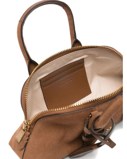 Pinko Shopper Met Hangslot En Handvatten in het Brown