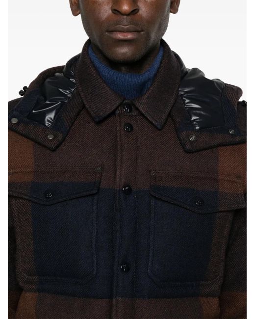 Giacca-Camicia Ladurns di Moncler in Black da Uomo